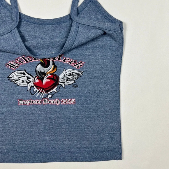 Y2K Bike Week Cropped Tank Top - Picture 6 of 7